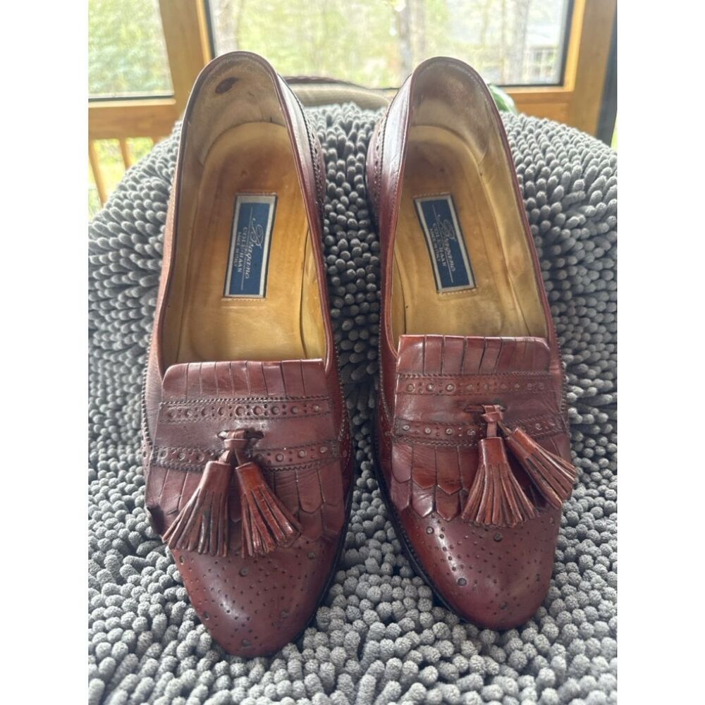 vintage Cole Haan “Brogano” tassel loafers, Made in Italy sz 10.5